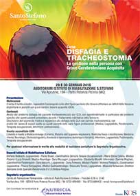 29 e 30 gennaio 2016 - Disfagia e Tracheostomia, la gestione nella persona con Grave Cerebrolesione Acquisita - Porto Potenza Picena (MC)