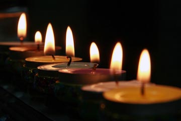 Yoga a lume di candela