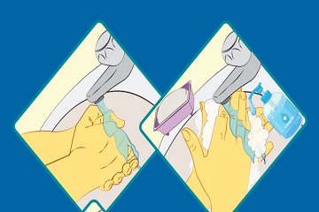 Pochi secondi possono salvare una vita: pulisci le tue mani